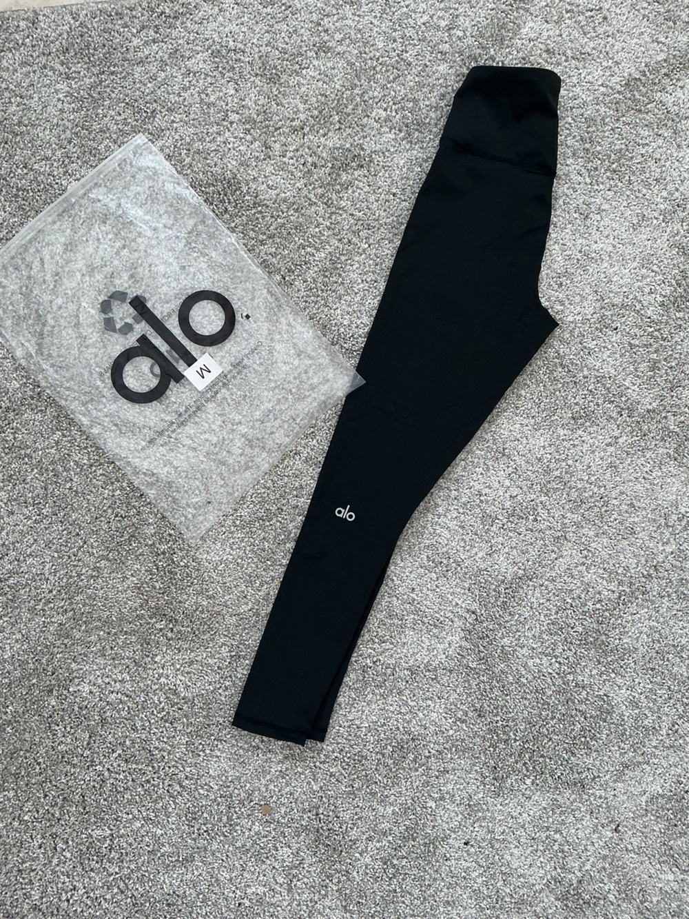 ALO Yoga Kids Black Stretch Leggings